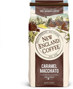 New England Coffee Caramel Macchiato Medium Roast Ground Coffee, 11oz Bag (Pack of 6)