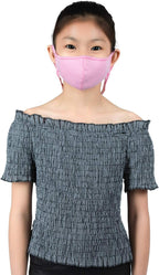 LOFBAZ Kids Cotton Cloth Face Coverings Adjustable with Nose Wire Washable Reusable with Filter Pocket