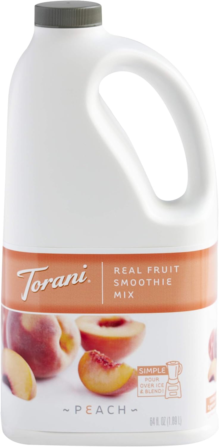 Torani Real Fruit Smoothie Smoothie Mix, Peach, 64 Ounce