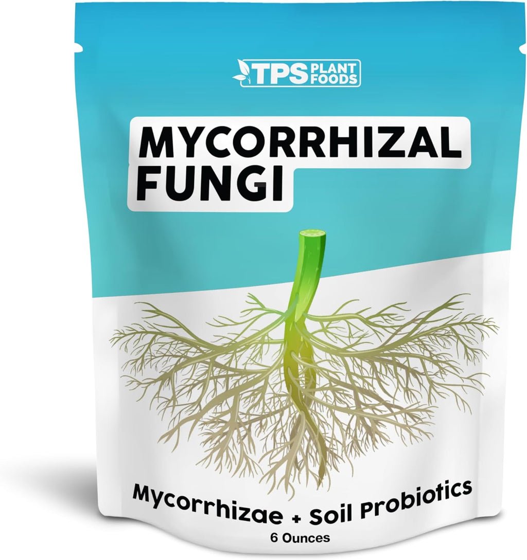 TPS NUTRIENTS Mycorrhizal Fungi for Plants, Mycos for Transplanting and for Established Plants, Contains Mycorrhizae and Soil Probiotics (6 Ounces)