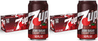 7UP Cherry Zero Sugar Soda, 12 fl. oz. Cans, 12 Pack (Pack of 2)