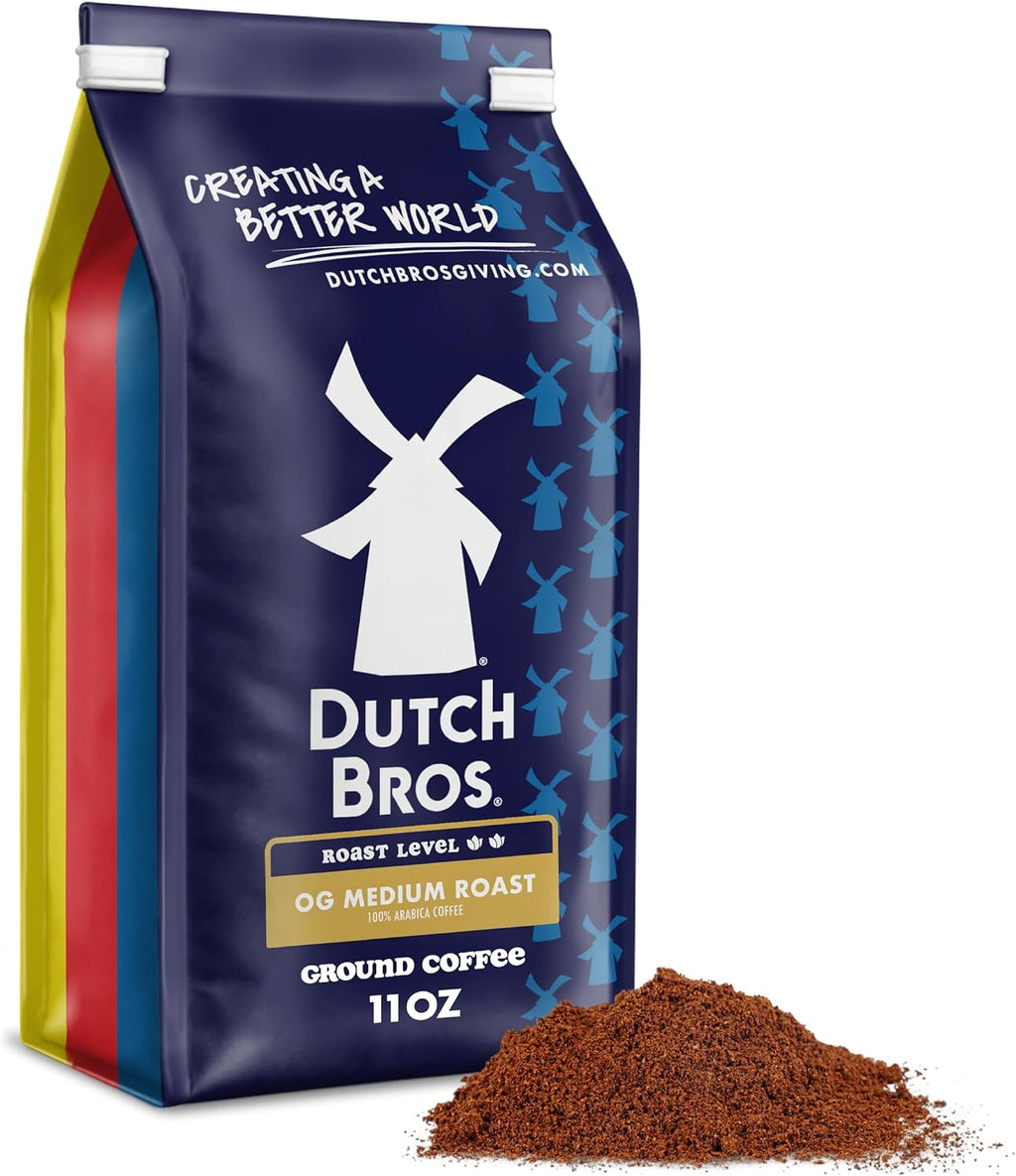 Dutch Bros® OG Medium Roast, Ground Coffee, Bagged 11oz