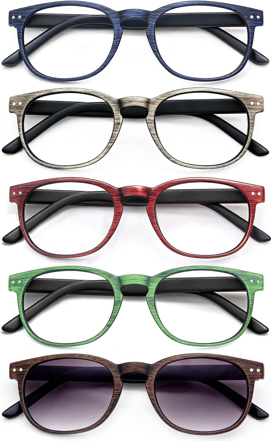 HEEYYOK 2.50 readers for women men,Reading Glasses Womens for Small Face,Ladies Cheaters Spring Hinge Sunglasses Readers