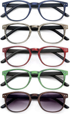 HEEYYOK 2.50 readers for women men,Reading Glasses Womens for Small Face,Ladies Cheaters Spring Hinge Sunglasses Readers