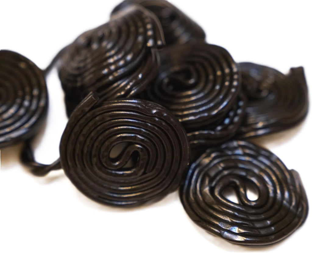 Black Licorice Wheels - 2 lbs of Bulk Fresh Sweet Licorice. Approximately 80 Wheels Per Bag