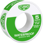 Curad Waterproof Adhesive Tape, 1/2 In. x 5 Yds., 6 Rolls