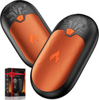 Hand Warmers Rechargeable 2 Pack, Electric Hand Warmer, 24Hrs Long Lasting Magnetic Reusable Hand Warmers with 3 Heat Settings, Portable Pocket Heater, for Men, Women, Camping, Hunting, Golf, Ski