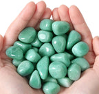 MAIBAOTA Green Aventurine Crystals Natural Healing Crystals Bulk Polished Tumbled Crystals Stones Rocks Energy Balance Crystal Gemstones Vase Filler Decorative Stones Reiki Witch Quartz Crstal