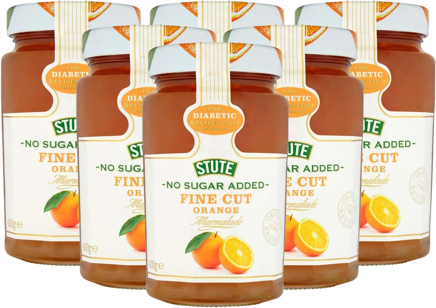 Stute No Added Sugar Diabetic Fine Cut Marmalade (430g)