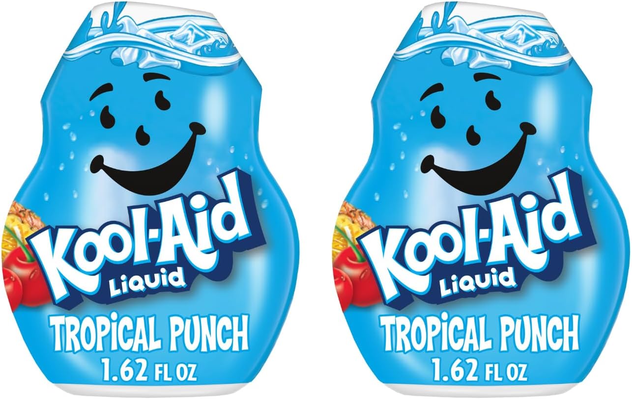 Kool-Aid Tropical Punch Liquid Drink Mix, 1.62 fl oz(Case of 2)