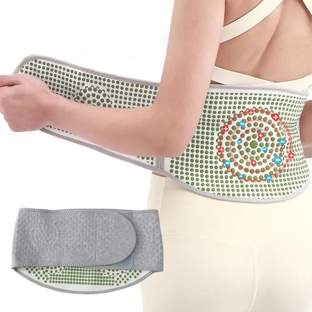 Beltify Tomaline Slimming Elastic Waistband, 2025 New Tourmaline Self-Heating Waist Support Belt, Pain Relief Waist Warm