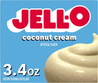 Jell-O Instant Coconut Cream Pudding, 3.4 oz Box