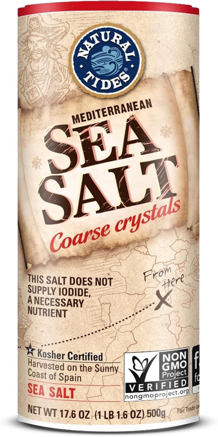 Natural Nectar Coarse Mediterranean Sea Salt 24.7 oz.