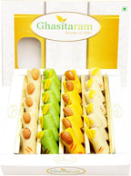 Ghasitaram Gifts Assorted Rolls Box, 400g