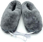 USB Heated Shoe Electric Heating Slippers Foot Heaters - Can Unpick and Wash