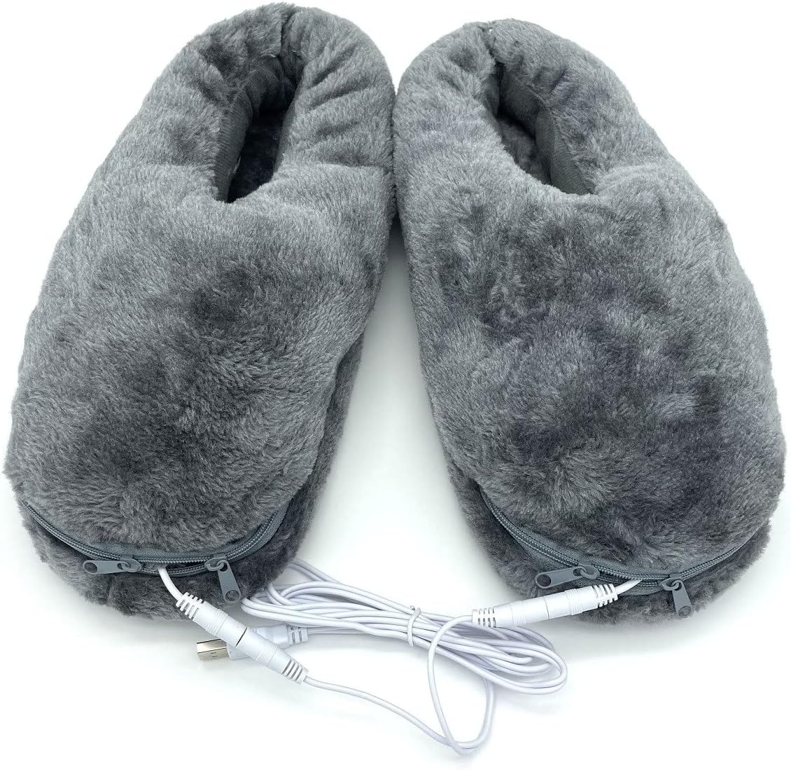 USB Heated Shoe Electric Heating Slippers Foot Heaters - Can Unpick and Wash