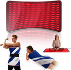 Red Light Therapy for Body, 39" x 24" Large Size Near Infrared Red Light Therapy Mat Full Body, 660nm&850nm(520 LEDs), Adjustable Timer and Power Levels