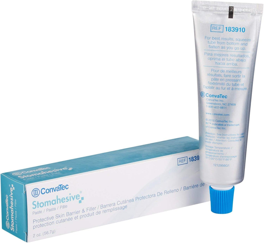 Stomahesive Convatec Protective Skin Barrier Paste 2 Ounce Tube # 183910