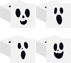Epakh 100 Pcs Halloween Paper Napkin Ghost Pumpkin Double Sided Printing Disposable Dessert Dinner Hand Napkin for Halloween Theme Party Supplies Tableware