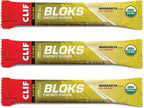 CLIF BLOKS - Energy Chews - Margarita with Salt 3X Sodium for added Electrolytes- Non-GMO - Plant Based Food - Fast Fuel for Cycling and Running-Workout Snack (2.1 Ounce Packet, 3 Count)