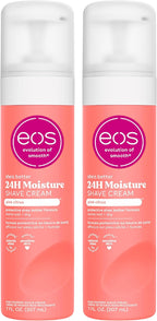 eos Shea Better Shave Cream- Pink Citrus, Shea Butter Skincare, Shaving Cream for Women, 7 fl oz, 2-Pack