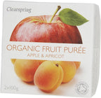 Clearspring Organic Apple & Apricot Puree (2x100g)