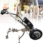 500w Wheelchair Pull Device, Electric Handcycle Wheelchair Motor Attachment, Power Assist Wheelchair, Shock Absorber System, Tweeter, 17Ah 48V Battery, Range 65km B