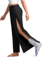 ISEEGZ Tear Away Pants for Women Loose Side Full Open Sweatpants Pockets Breakaway Pant Post Surgery Adaptive Clothing