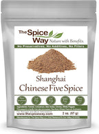 The Spice Way Shanghai Chinese Five Spice - A Traditional Chinese 5 spice seasoning (2 oz) for Asian style dishes with the Chinese staples including pepper. All-purpose, No preservatives, No Salt