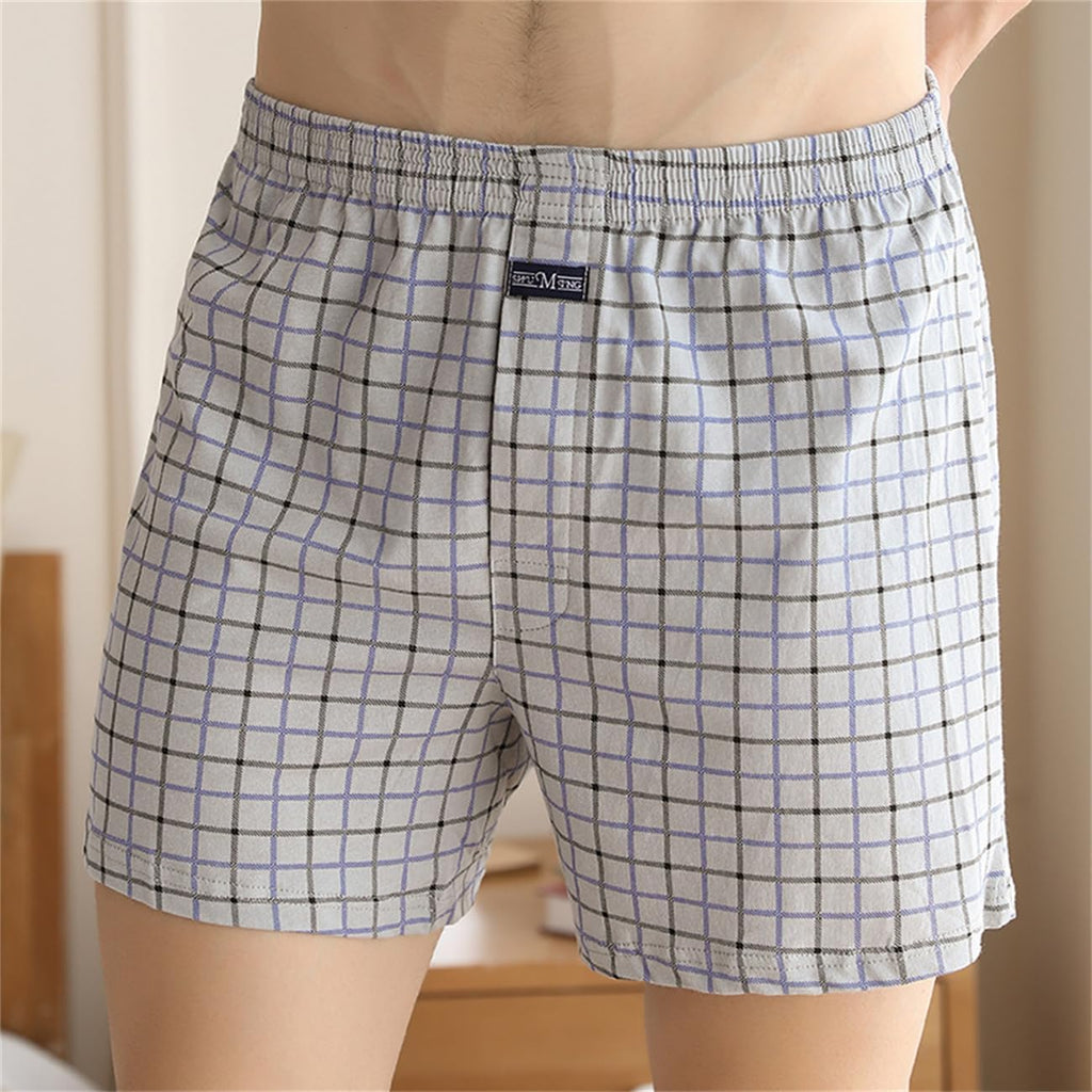 Men's Cotton Casual Boxer Shorts Underwear Soft Comforatble Relaxed Fit