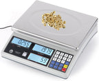 Bonvoisin Industrial Counting Scale Digital Scale for Parts and Coins kg/g/lb Electronic Gram Scale Inventory Counting Scale Industrial Parts Coins Piece Counting Scale (30kg/66lb, 1g)