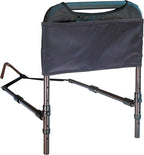 Able Life Bedside Safety Handle, Padded Stand Assist Railing for Seniors, Height Adjustable Bed Rail with Pouch for Elderly Adults, Fits King, Queen, Full and Twin Beds, ASTM Safety Approved Bedrail