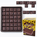 Ganada Korean Chocolate – Hangul Alphabet K-Goods Gift Set, Jeju Original Flavor (10-Pack)