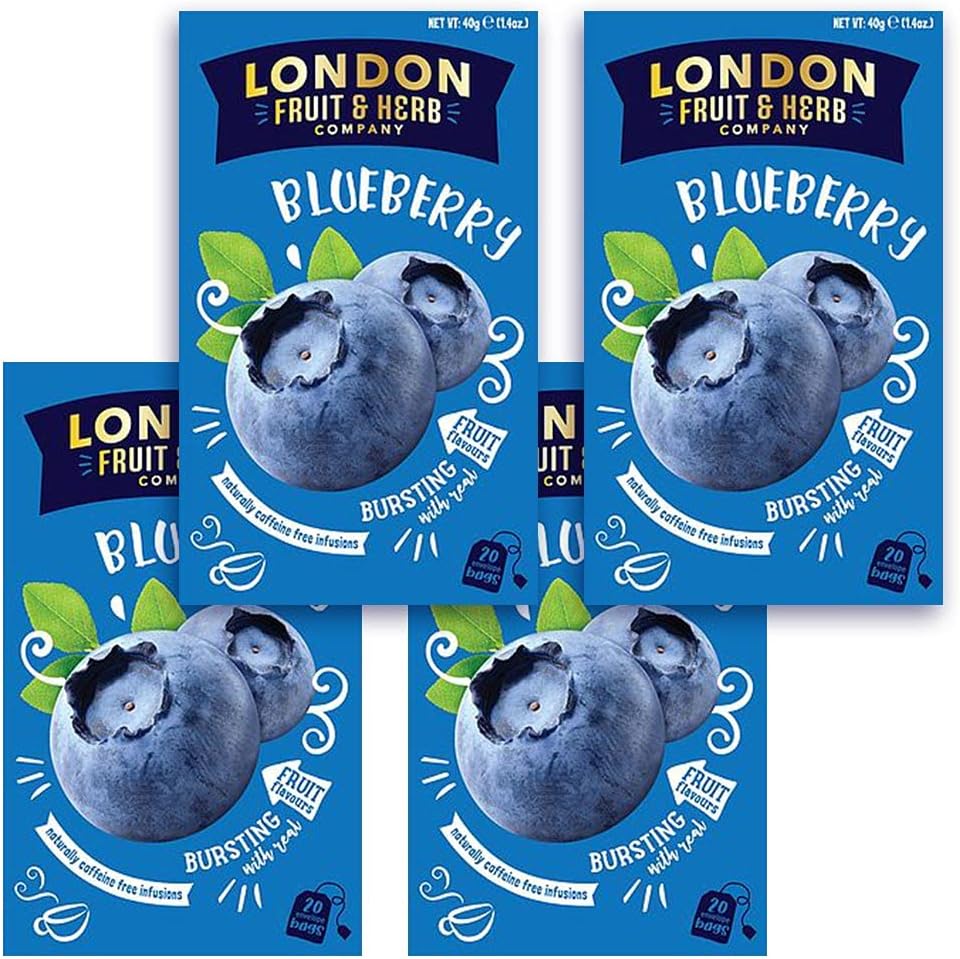 London Fruit & Herb Co Blueberry Bliss 20 Bags (Pack of 4)