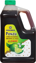 Kikkoman Ponzu Lime Plastic FS Bottle, 64 Fl Oz