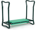Backyard Expressions Garden Kneeler & Seat – 2-in-1 Garden Stool and Kneeler, Foldable Gardening Bench with Cushioned Pad for Weeding, Planting & Yard Work