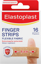 Elastoplast Finger Strip Plasters, 16 Plasters