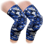 Pro Compression Padded Knee Sleeves Knee Pads Youth & Adult Basketball Football Wrestling Volleyball 1 Pair