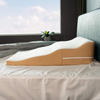 Avana Contoured Bed Wedge Memory Foam Support Pillow with Cooling Tencel Cover for Side Sleepers