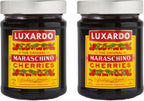 Luxardo Gourmet Cocktail Maraschino Cherries | for Old Fashioned, Manhattan and Desserts, 400G Jar. [Pack of 2]