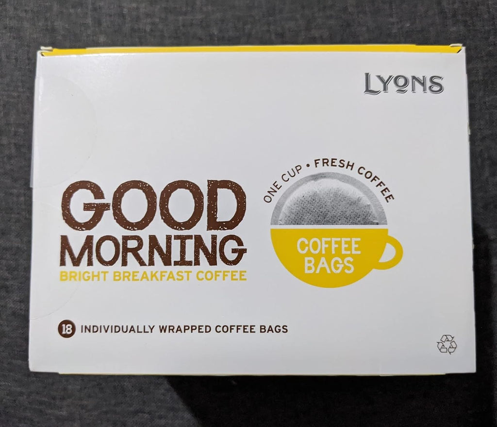 Lyons - Coffee Bags - No2 Light & Smooth - 18 Individually Wrapped Bags - 125g