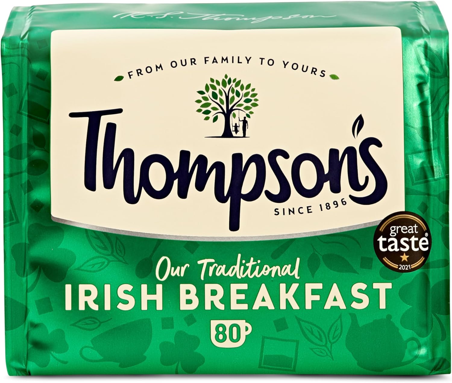 Punjana Tea Ltd Tea, Irish Breakfast, 80 Count (Pack of 4)