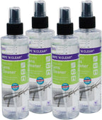 Flents Wipe 'N Clear Eyeglass Lens Cleaner 8 fl oz 4 Bottles