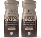 Rapid Fire Keto Creamer, Coffee Creamer with Grass Fed Butter, MCT Oil, Himalayan Pink Salt, Delicious Original Flavor, Energy Support, 2 Pack, 40 Servings