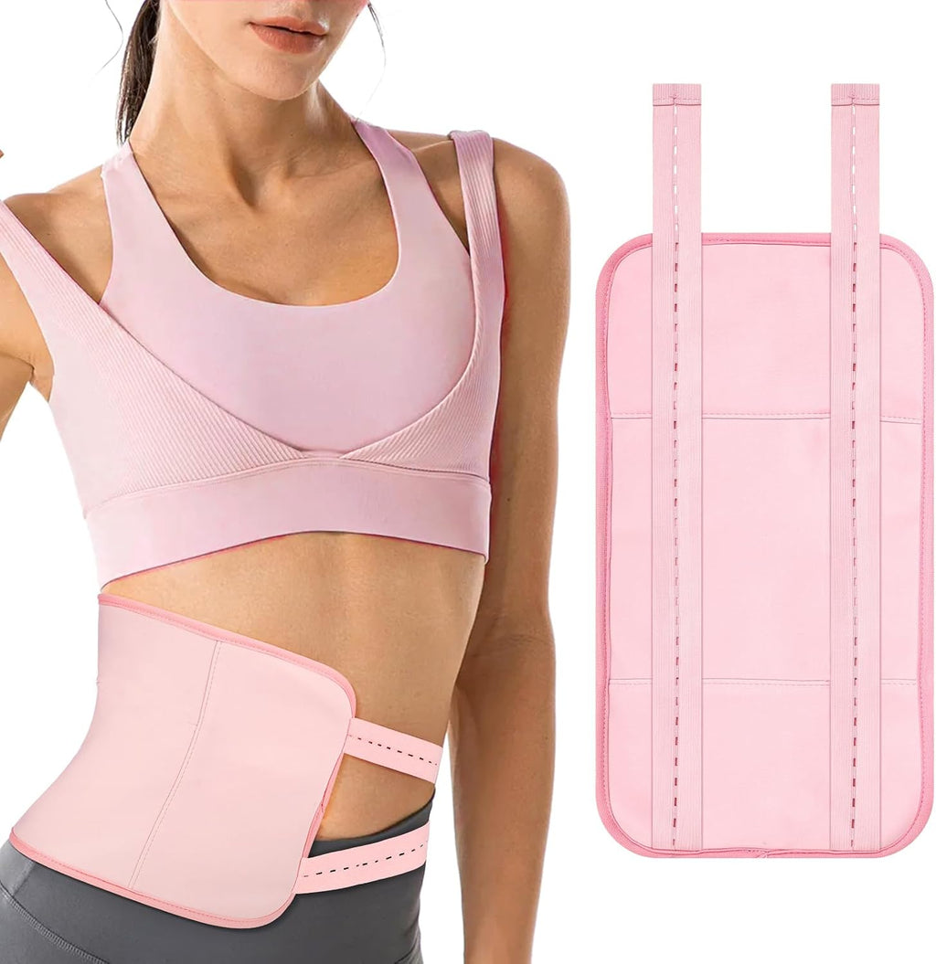 Castor Oil Pack, Adjustable Reusable Castor Oil Pack Wrap for Liver Detox, Castor Oil Pack Wrap for Stomach Less Mess, Elastic Strap Bamboo Cotton Machine Washable Anti Oil Leak
