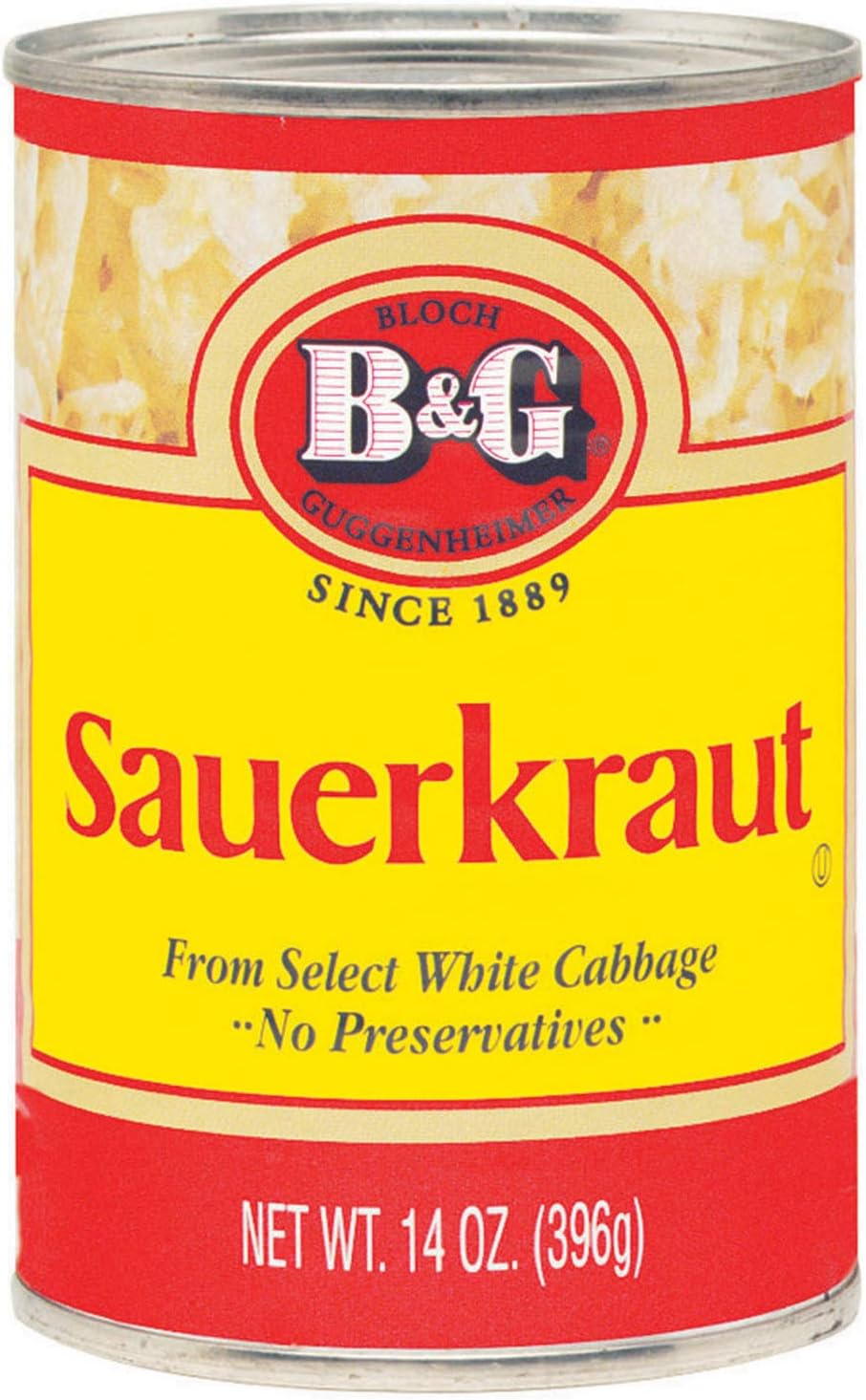 B&G Sauerkraut, 14.4 Ounce Can