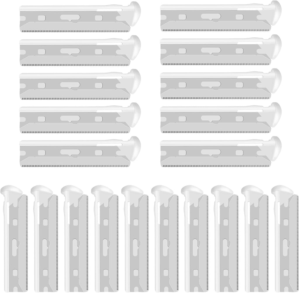 Replacement Blades Compatible with Tweezerman Facial Razor, 20 Count (Pack of 1)