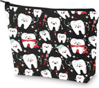 WZMPA Funny Dentist Cosmetic Bag Dental Assistant Gift Dental Hygienist Makeup Zipper Pouch Bag Dentist Graduation Gift (Dentist)