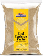 Rani Black Cardamom Powder (Kali Elachi) Indian Spice 7oz (200g) ~ All Natural | Vegan | Gluten Friendly | NON-GMO | Kosher | Indian Origin | Smokey, Tsaoko, Cao Guo, Bach Dan Khau, Badi