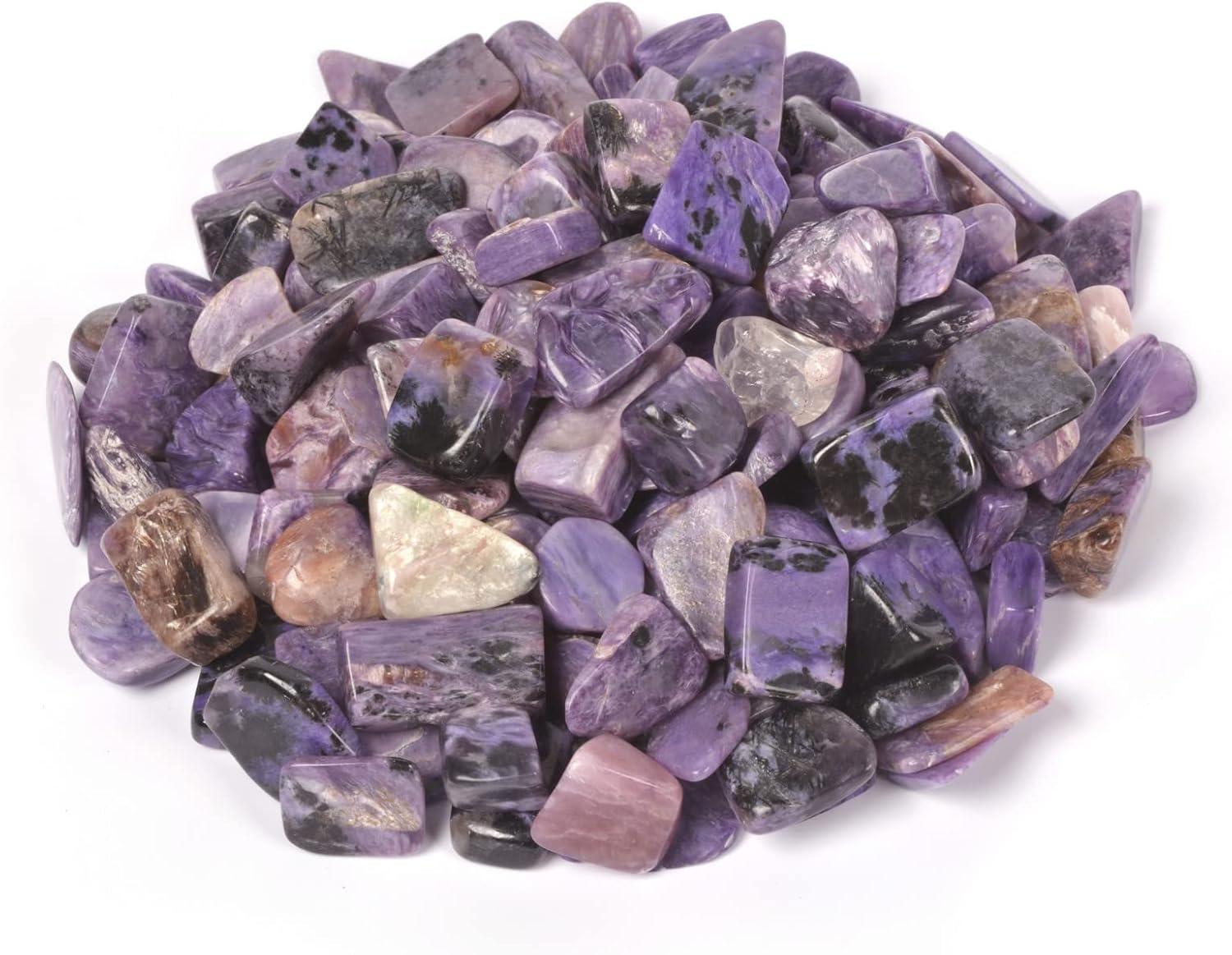 100 grams Small Tumbled Chips Polished Crushed Stone Crystal Healing Embellishments